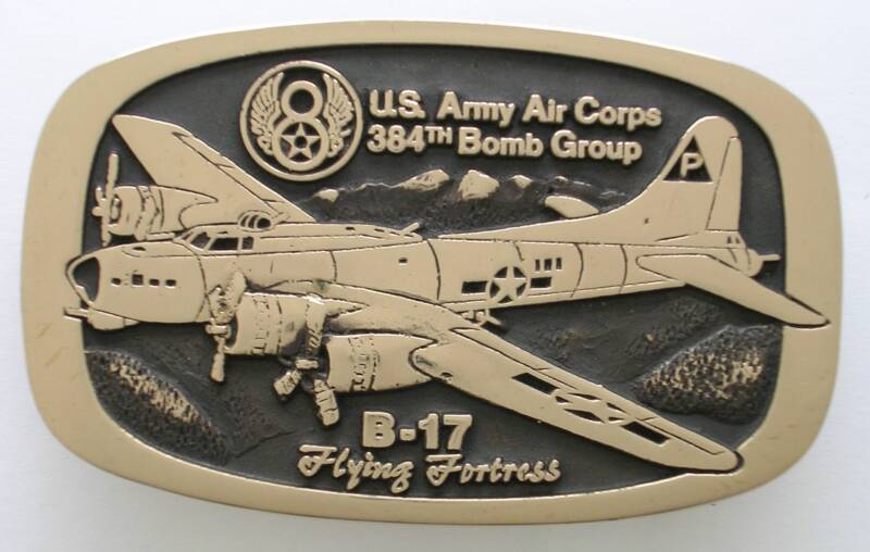 B-17 Flying Fortress Belt Buckle