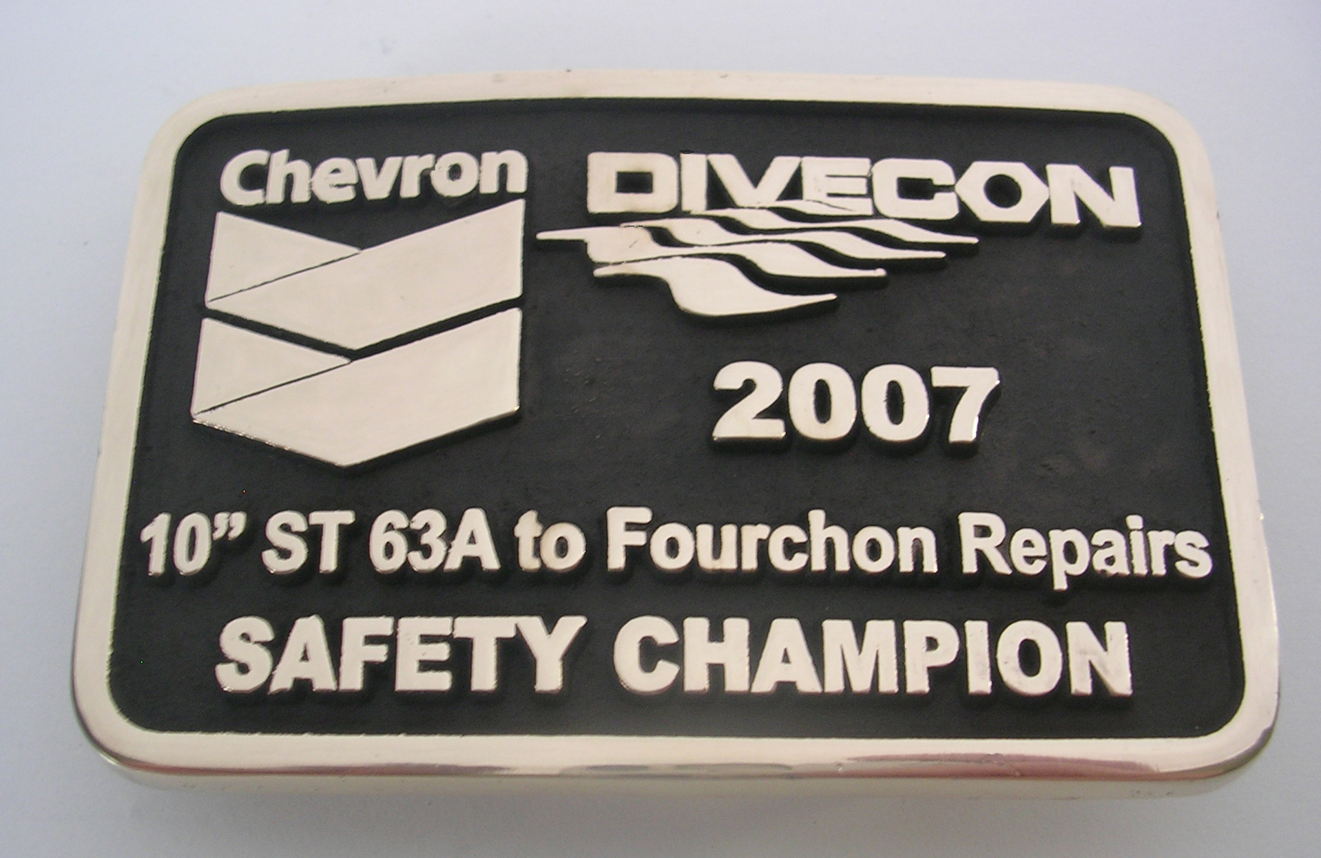 Chevron Divecon Belt Buckle