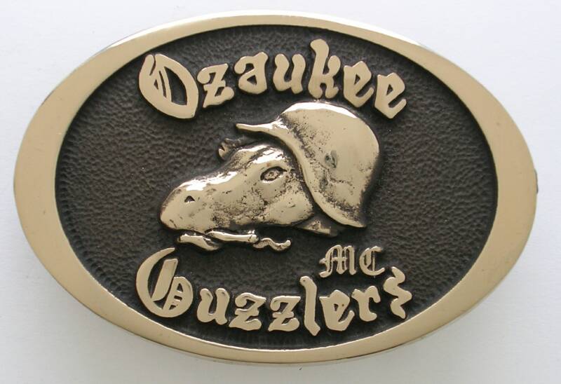 Ozaukee Guzzlers MC Buckle