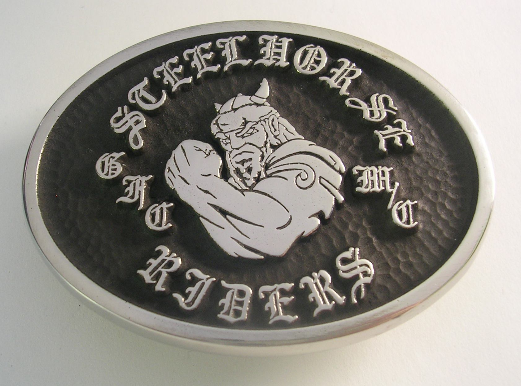 Steel Horse Riders Motorcycle Club MC Buckle