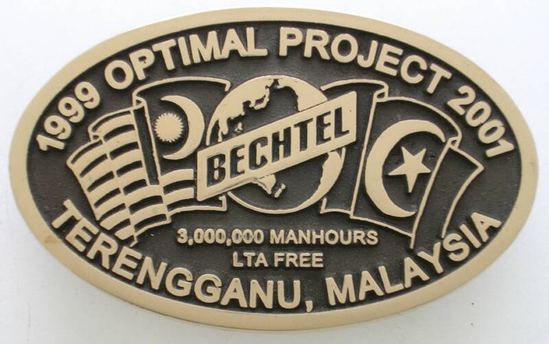 Bechtel Manhours Buckle