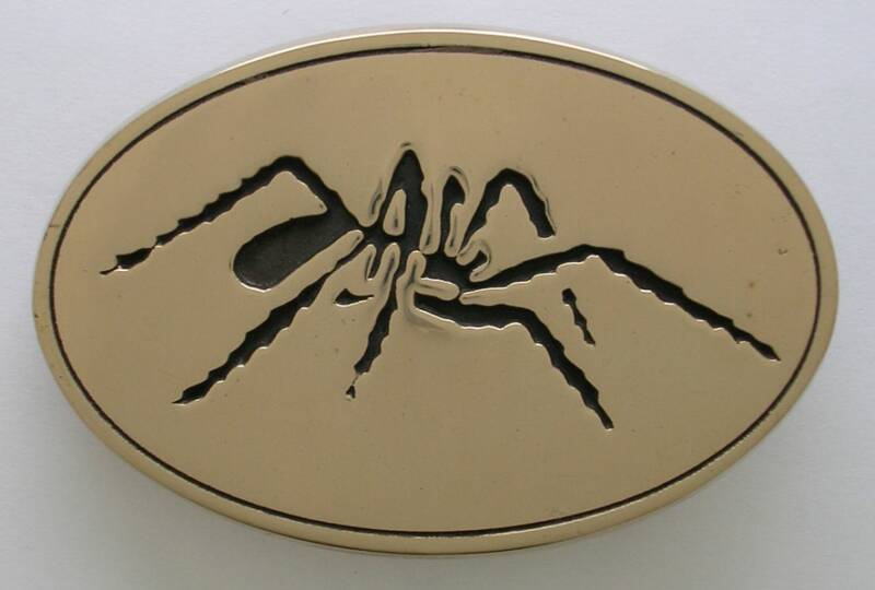 Black Widow Spider MC Buckle