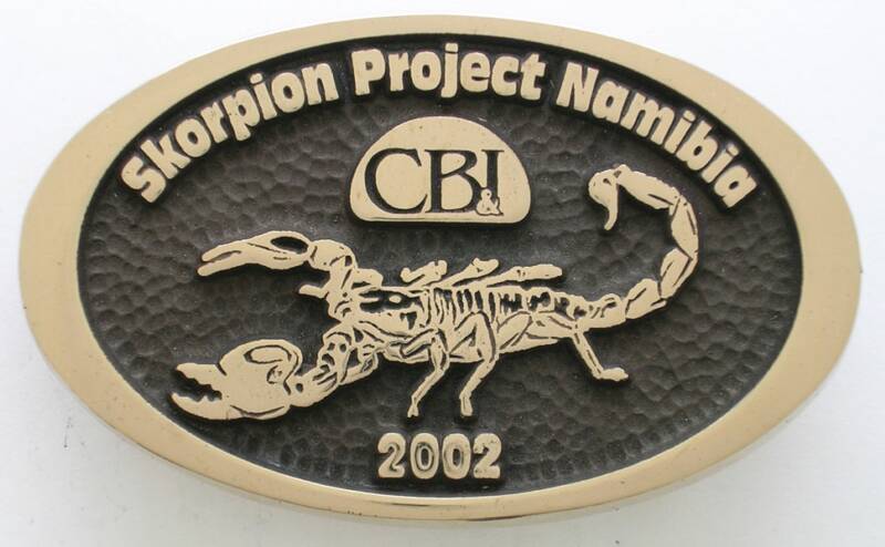 Custom CB&I Namibia Buckle